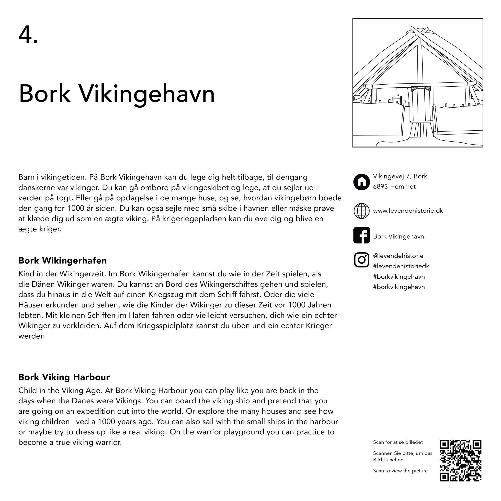 Colour Your Holiday - Sightseeing in Ringkøbing-Skjern -BB- Bork Vikingehavn historie